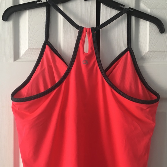 Gap Racerback Coral Tank w/ Built-in Bra size XXL - Picture 3 of 7